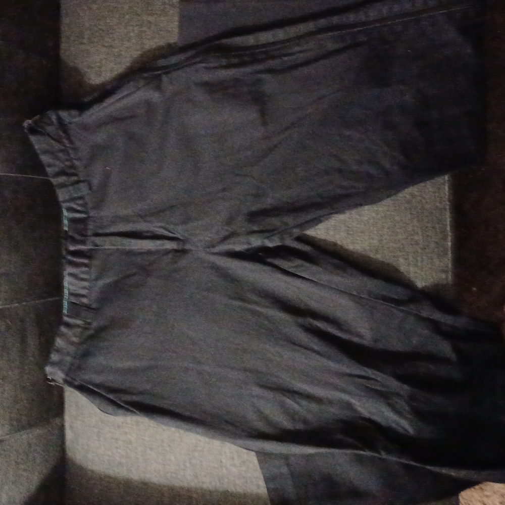 Kenneth cole 32x34 black side zipper stripper pants